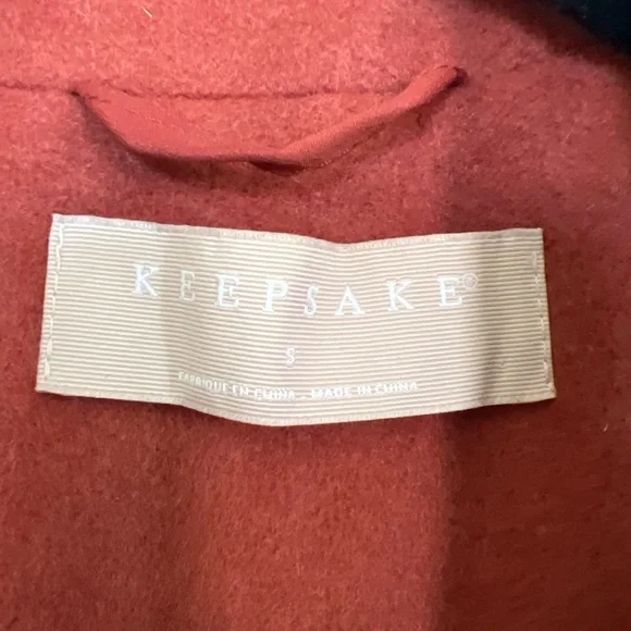 KEEPSAKE the Label Orange Teddy Jacket with Faux Fur - Picture 2 of 3